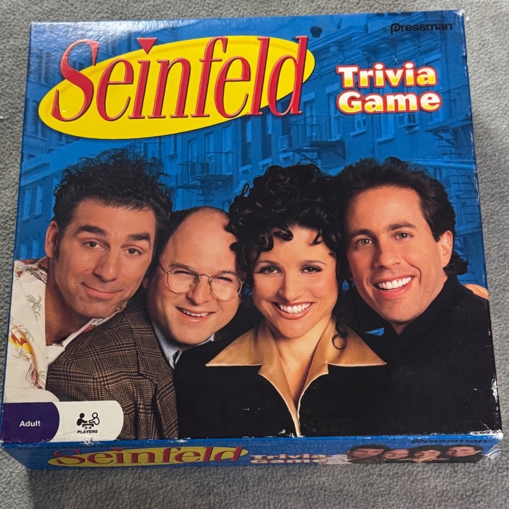Pressman Seinfeld Trivia Game 300 Cards 2009 Board Game 4052-06